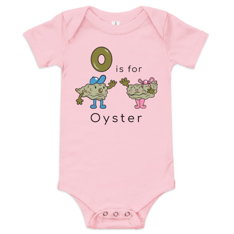 Oyster ABCs – Baby Onesie