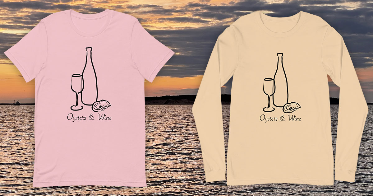 oysters and wine shirt